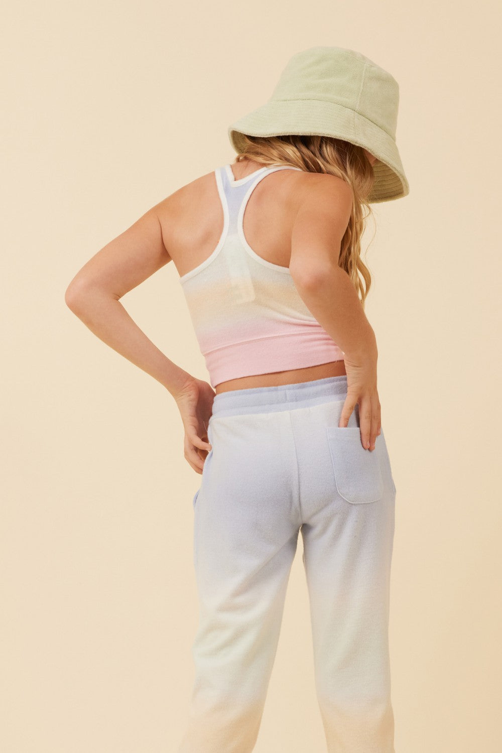 Sunstruck Ombre Racerback Crop Top | Vintage Havana Clothing