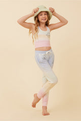 Sunstruck Ombre Racerback Crop Top | Vintage Havana Clothing