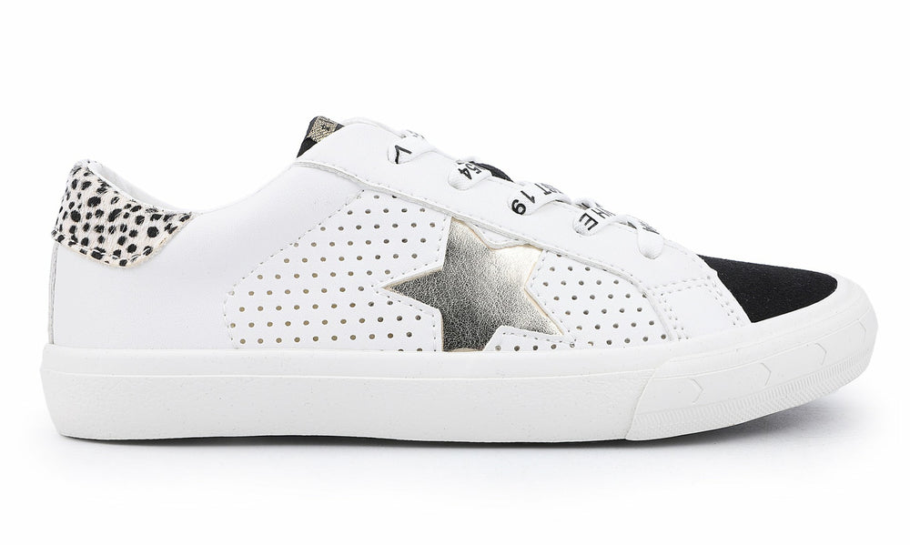 KIDS GLORIA - BLACK WHITE MULTI | Vintage Havana Shoes