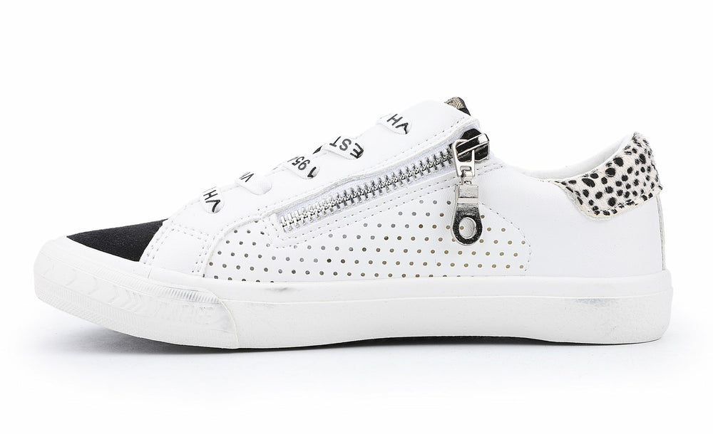 KIDS GLORIA - BLACK WHITE MULTI | Vintage Havana Shoes