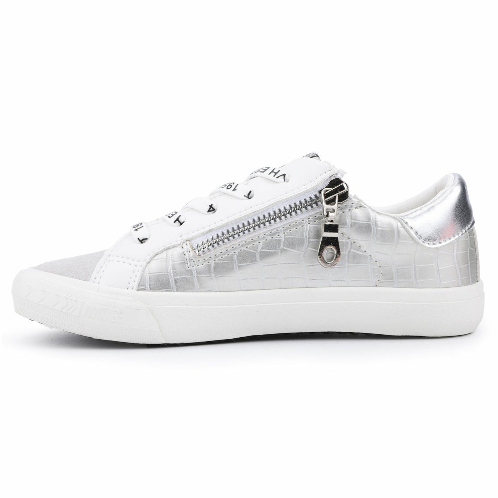 KIDS GLORIA - WASHED SILVER MULTI | Vintage Havana Shoes