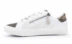 KIDS GLORIA - WHITE CAMO MULTI | Vintage Havana Shoes