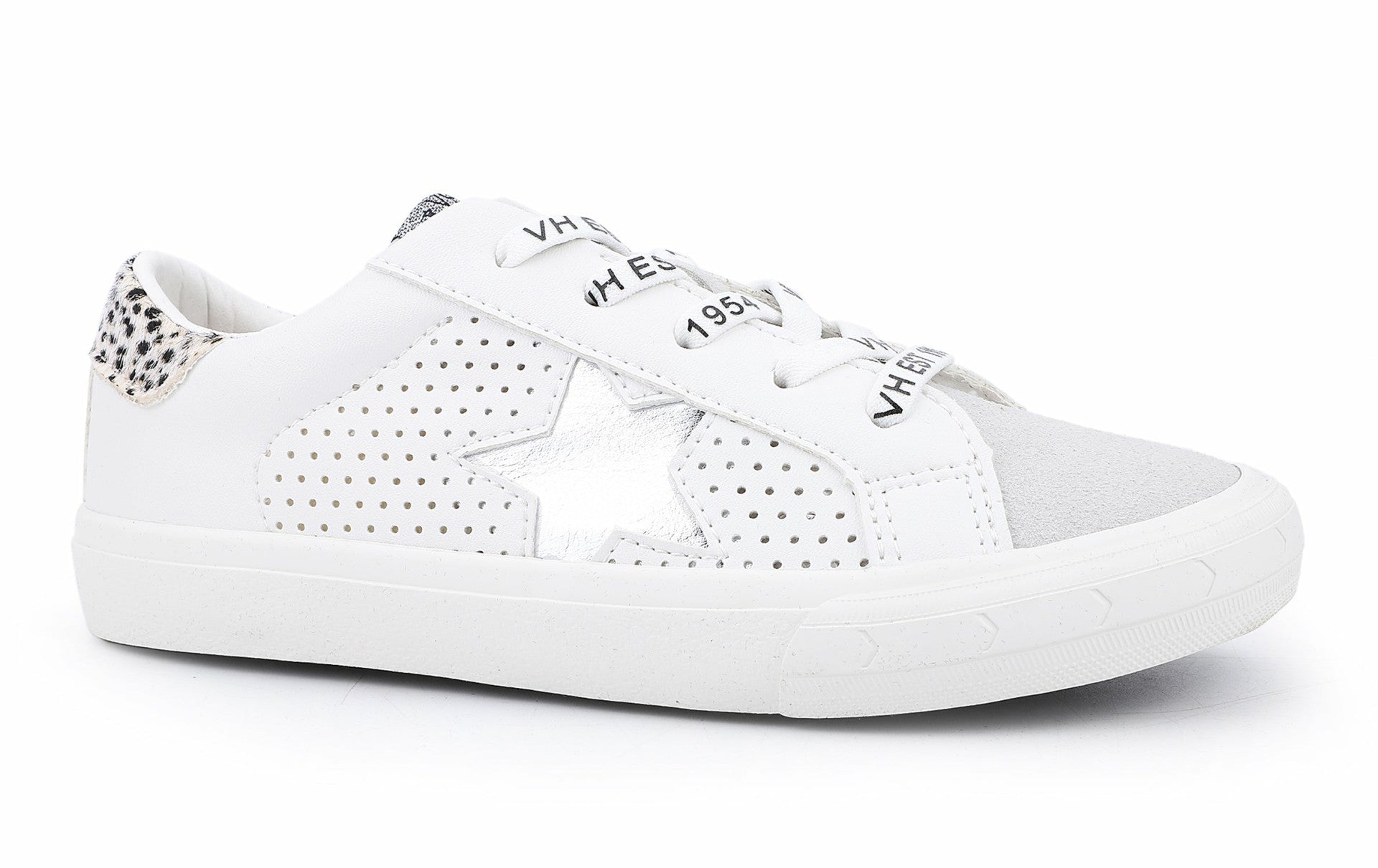 KIDS GLORIA - WHITE CHEETAH MULTI | Vintage Havana Shoes