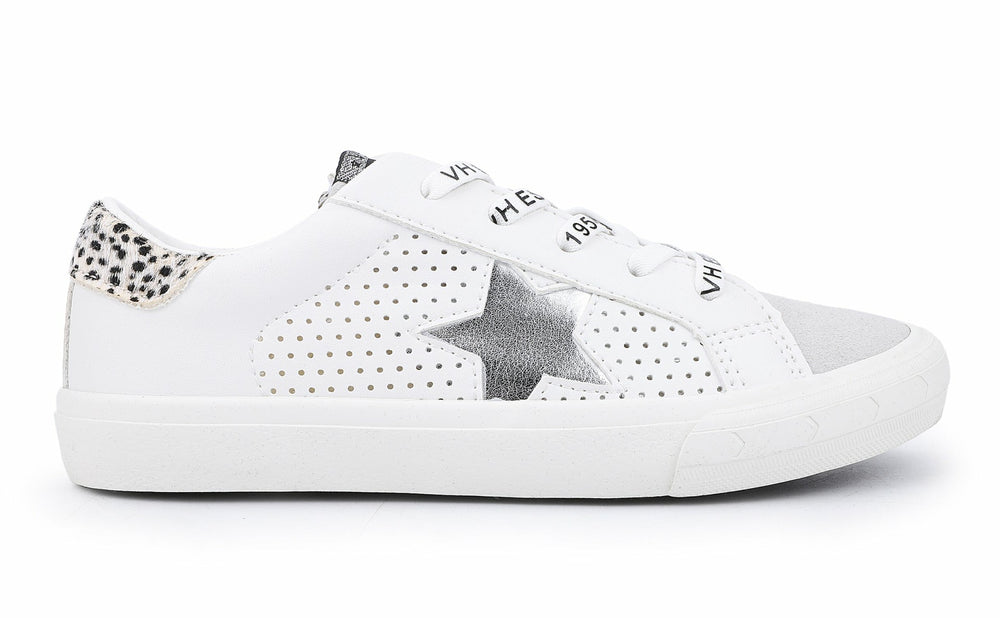 KIDS GLORIA - WHITE CHEETAH MULTI | Vintage Havana Shoes