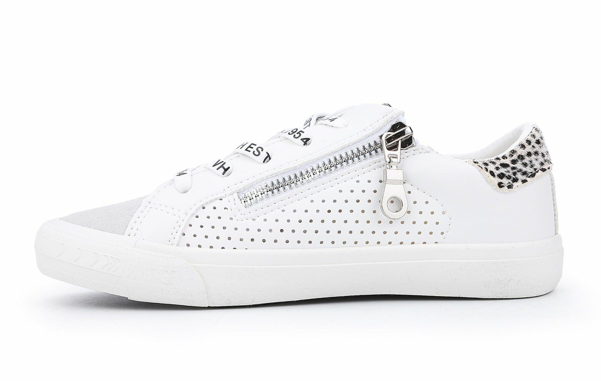 KIDS GLORIA - WHITE CHEETAH MULTI | Vintage Havana Shoes