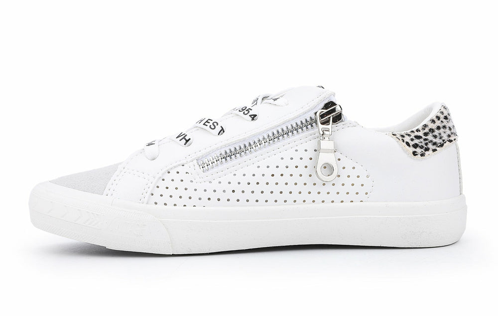 KIDS GLORIA - WHITE CHEETAH MULTI | Vintage Havana Shoes