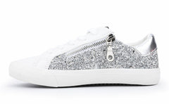 KIDS GLORIA - WHITE SILVER PINK | Vintage Havana Shoes