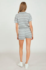 Primrose Grey Basic Knit Short | Vintage Havana Women