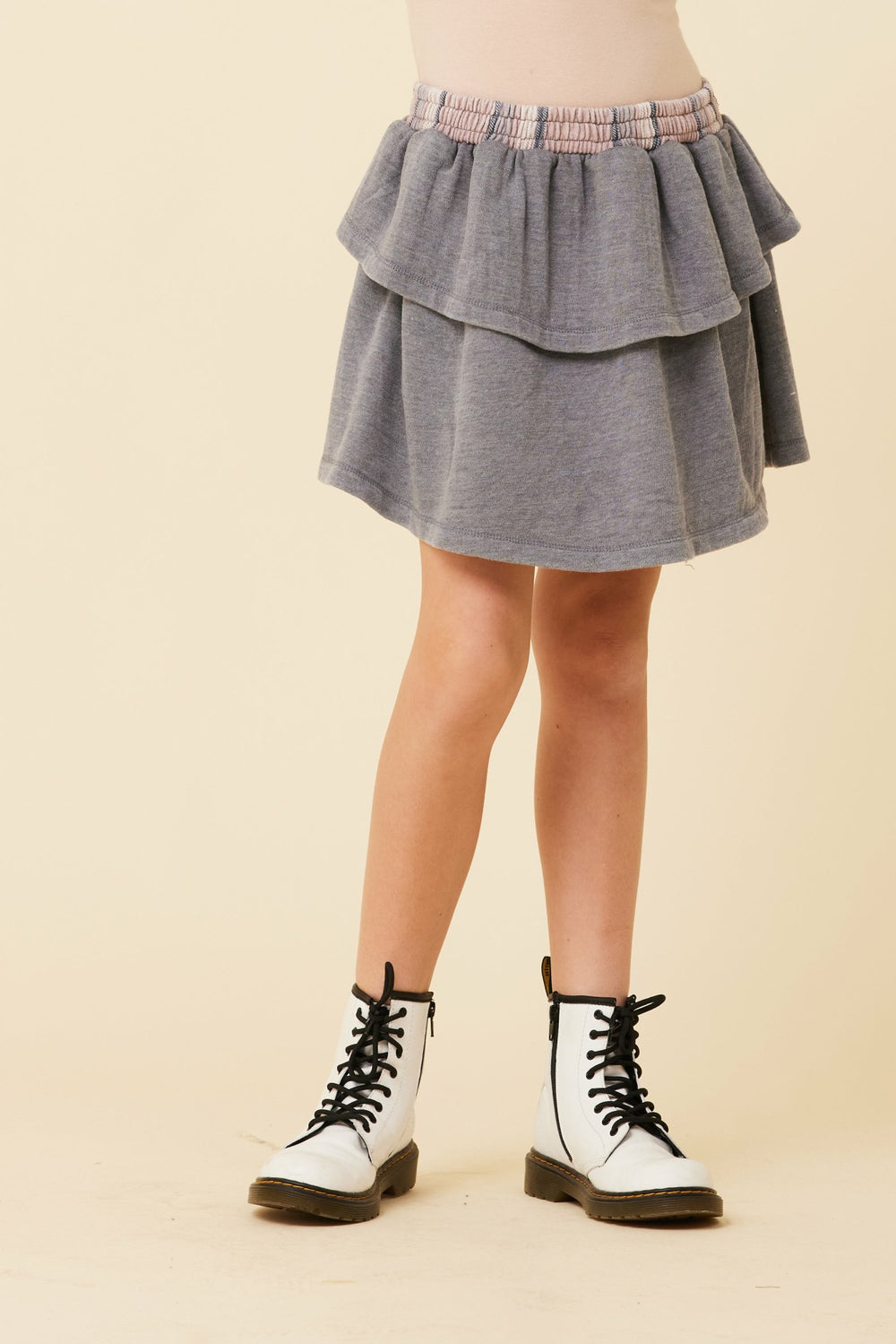 Plaid Waistband Layered Skirt | Vintage Havana Women