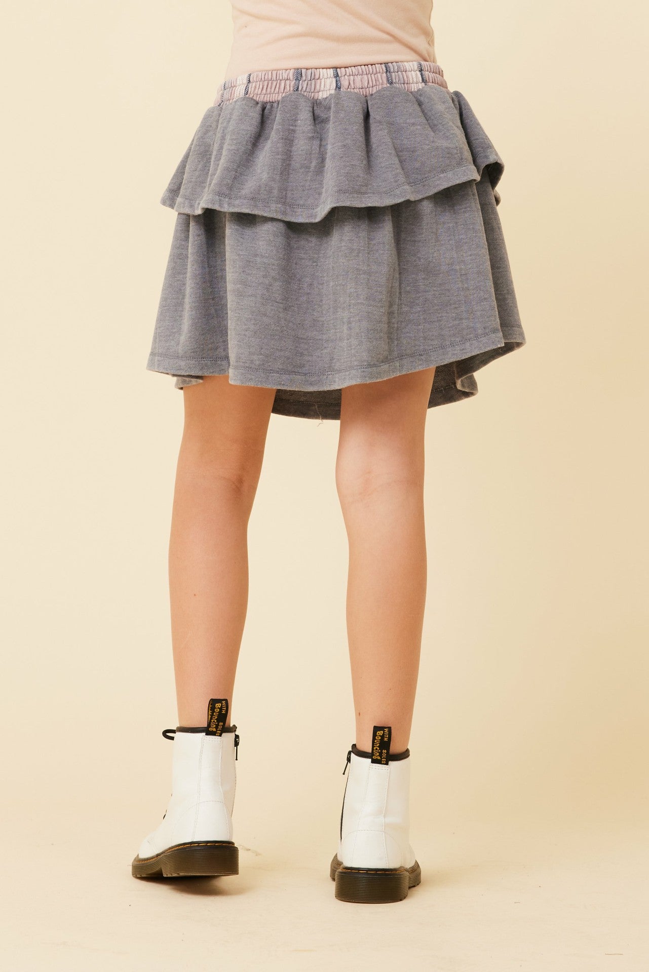 Plaid Waistband Layered Skirt | Vintage Havana Women