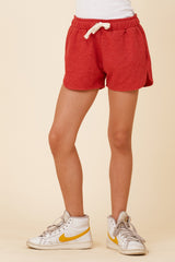 Red Thermal Short | Vintage Havana Clothing