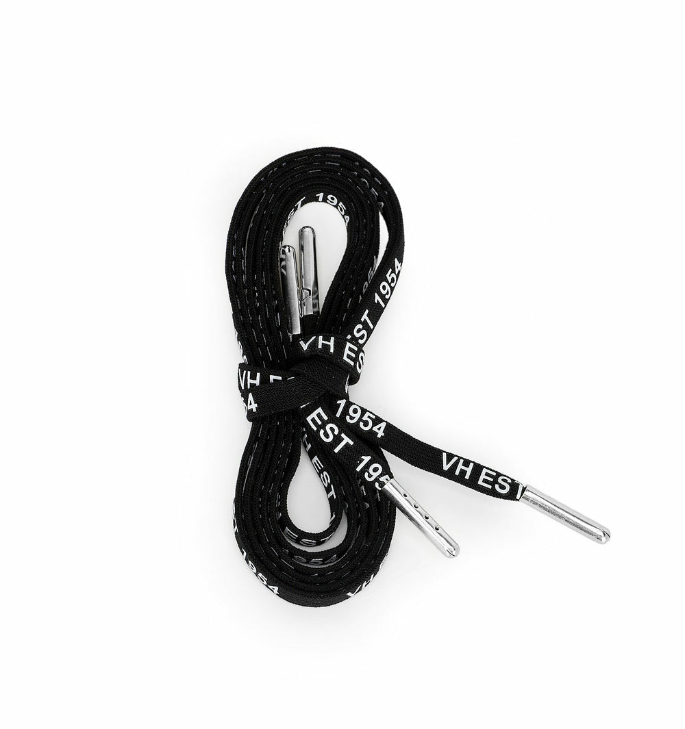 BLACK WHITE SILVER TIP LACES | Vintage Havana Women