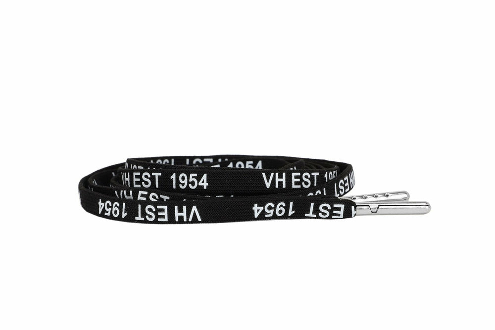 BLACK WHITE SILVER TIP LACES | Vintage Havana Women