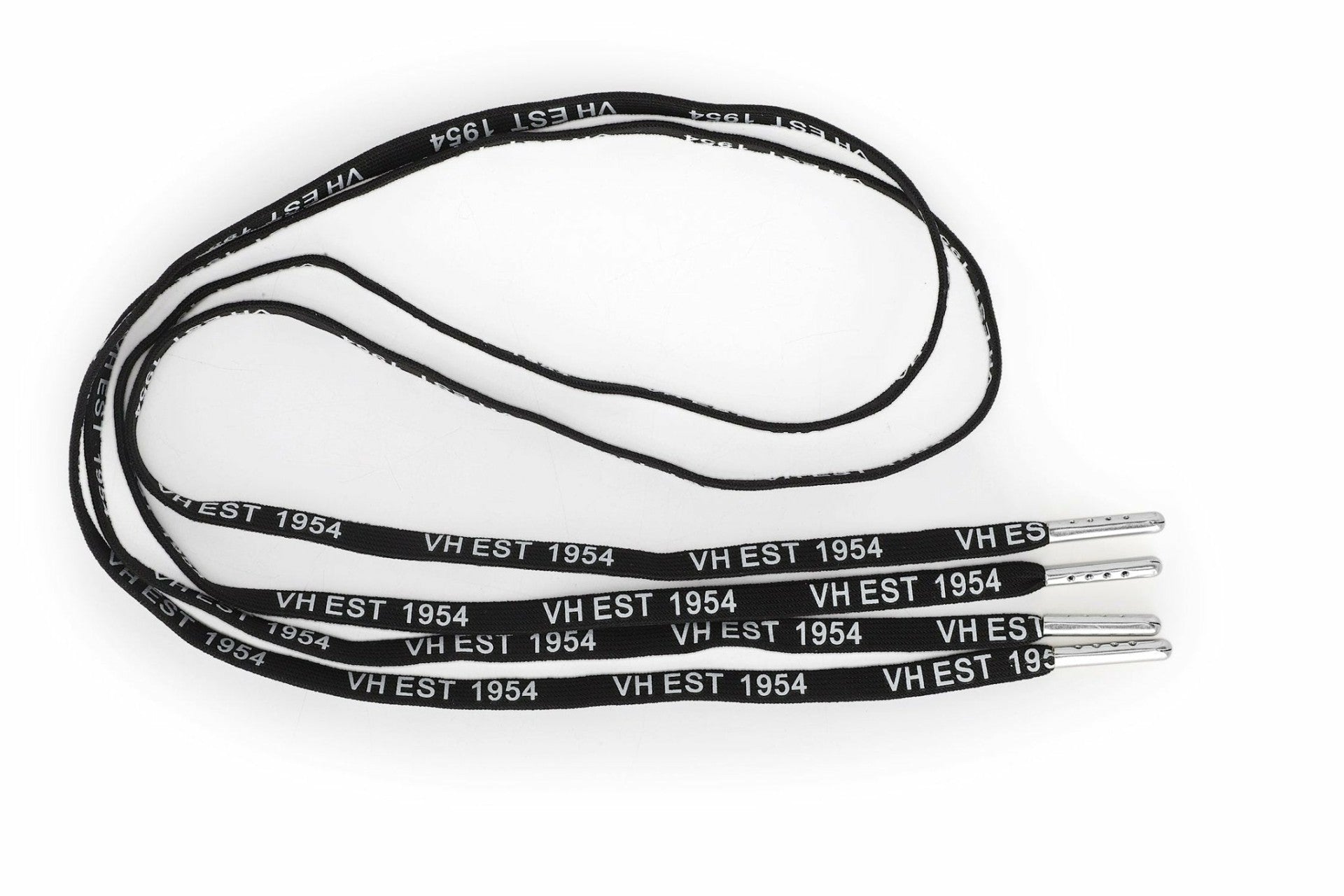 BLACK WHITE SILVER TIP LACES | Vintage Havana Women
