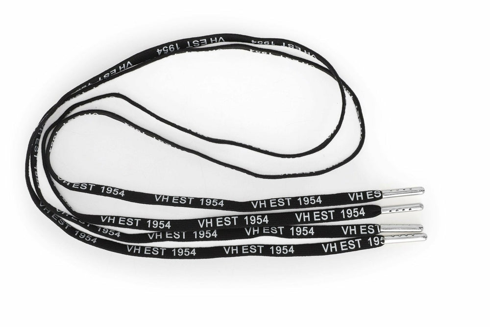 BLACK WHITE SILVER TIP LACES | Vintage Havana Women