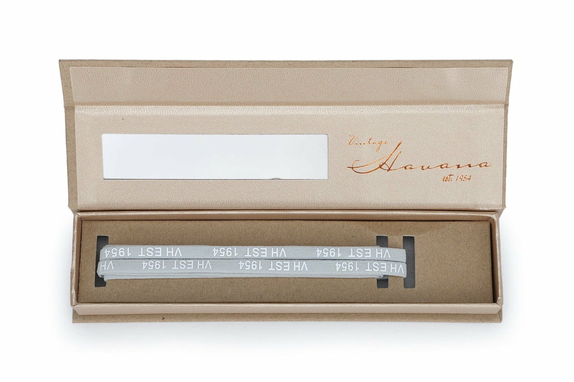 GREY WHITE SILVER TIP LACES | Vintage Havana Women
