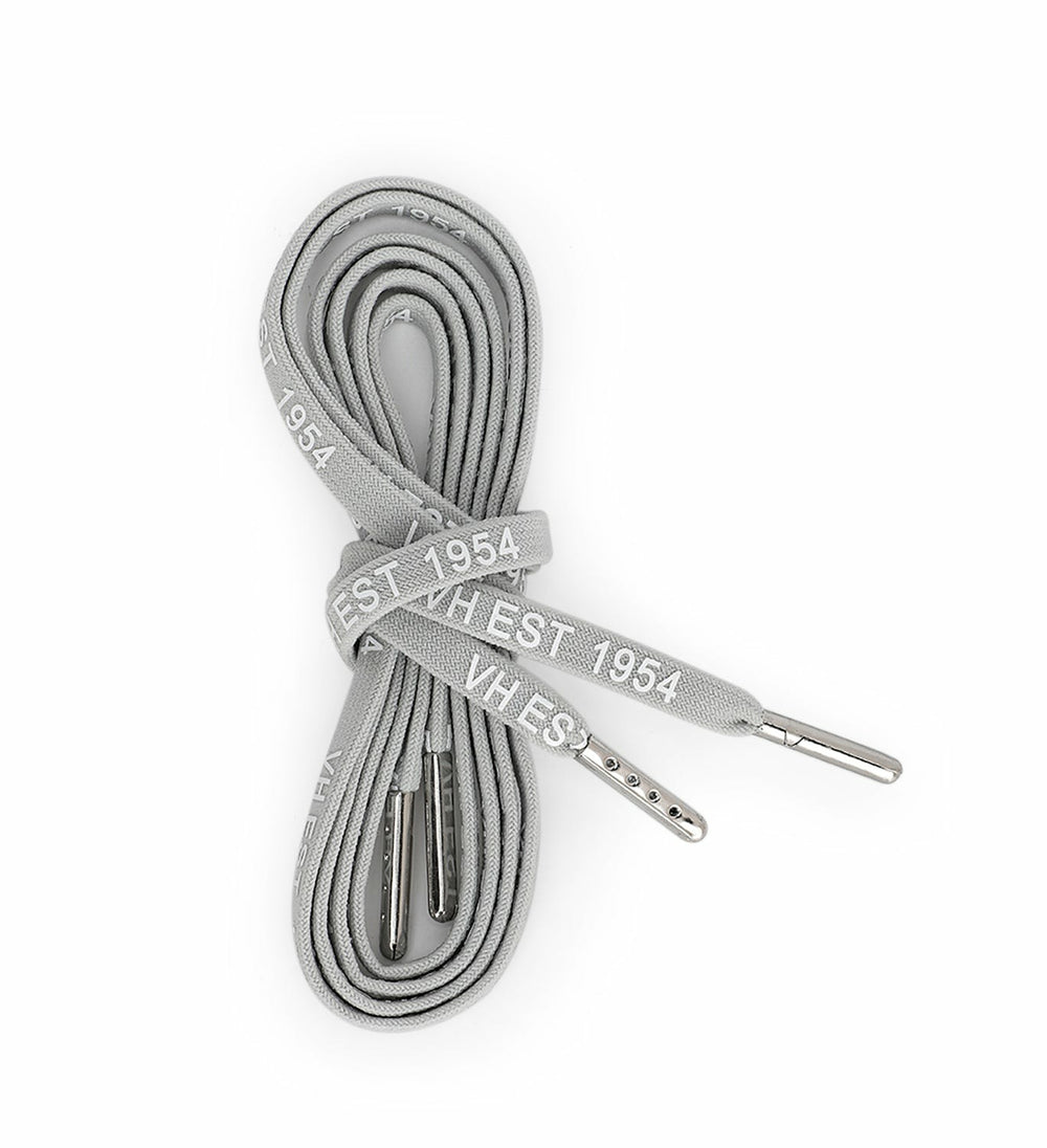 GREY WHITE SILVER TIP LACES | Vintage Havana Women