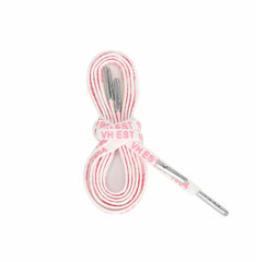 WHITE PINK SILVER TIP LACES | Vintage Havana Women