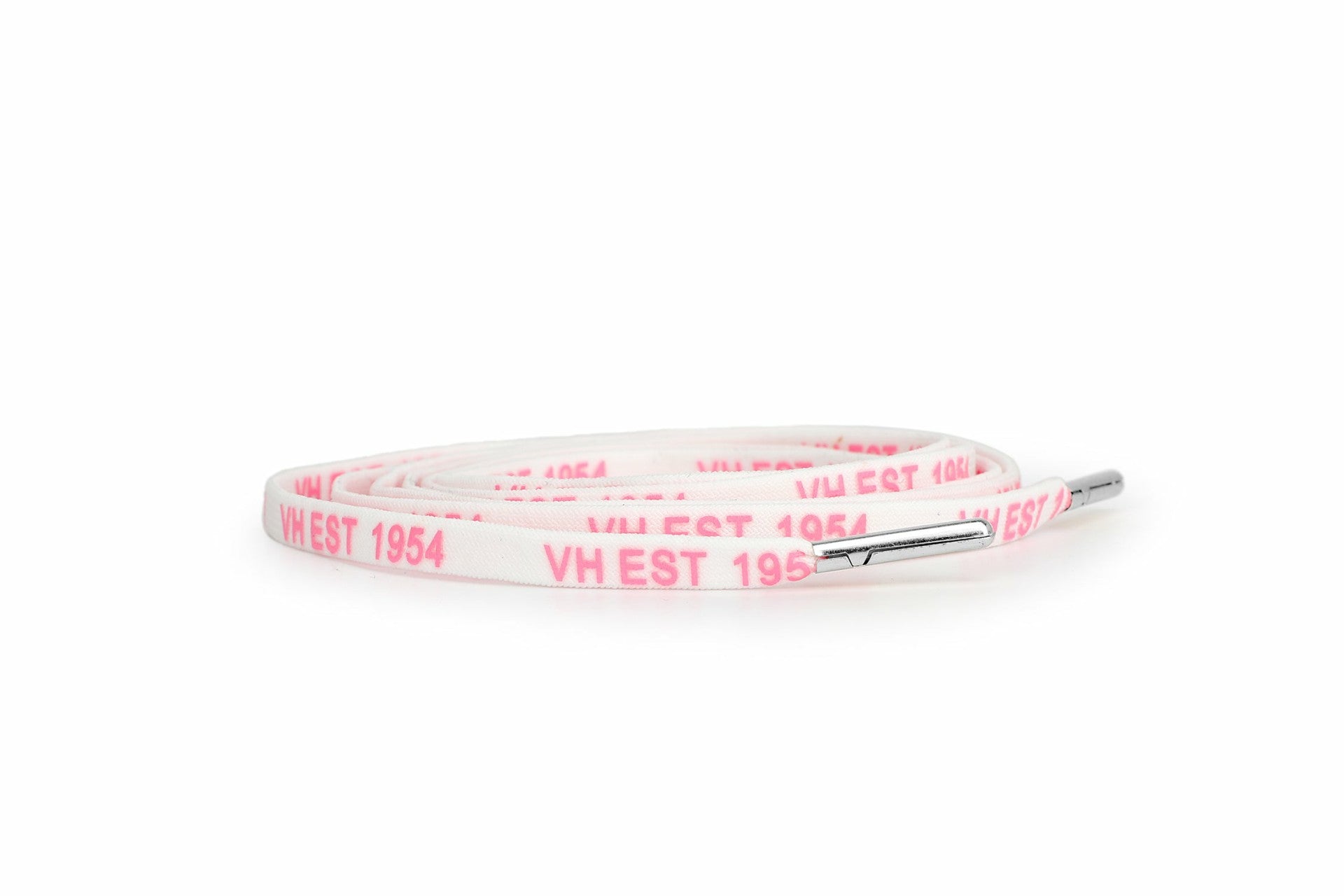 WHITE PINK SILVER TIP LACES | Vintage Havana Women