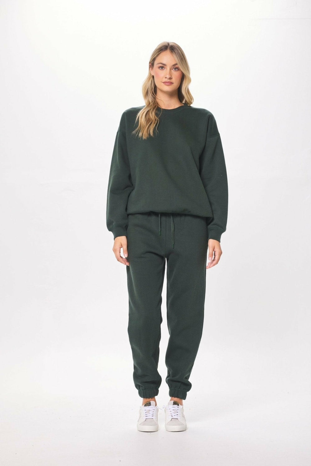 Deep Emerald Green Proweave Crewneck Sweatshirt | Vintage Havana Women