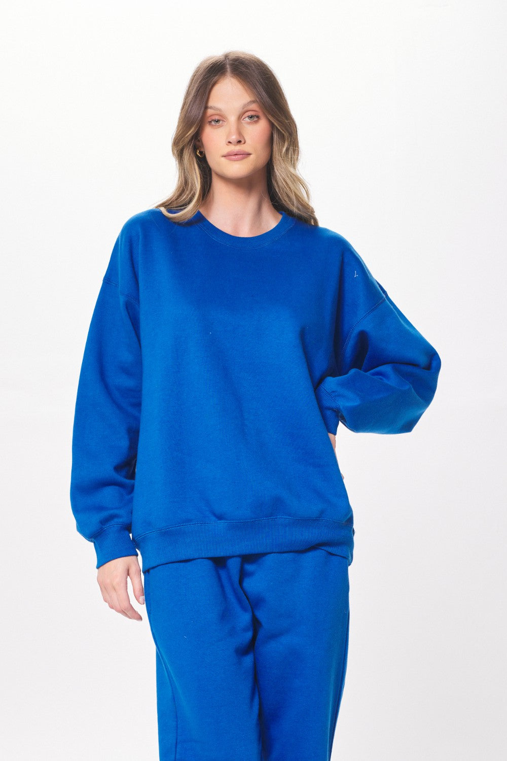 Vivid Blue Proweave Crewneck Sweatshirt | Vintage Havana Women