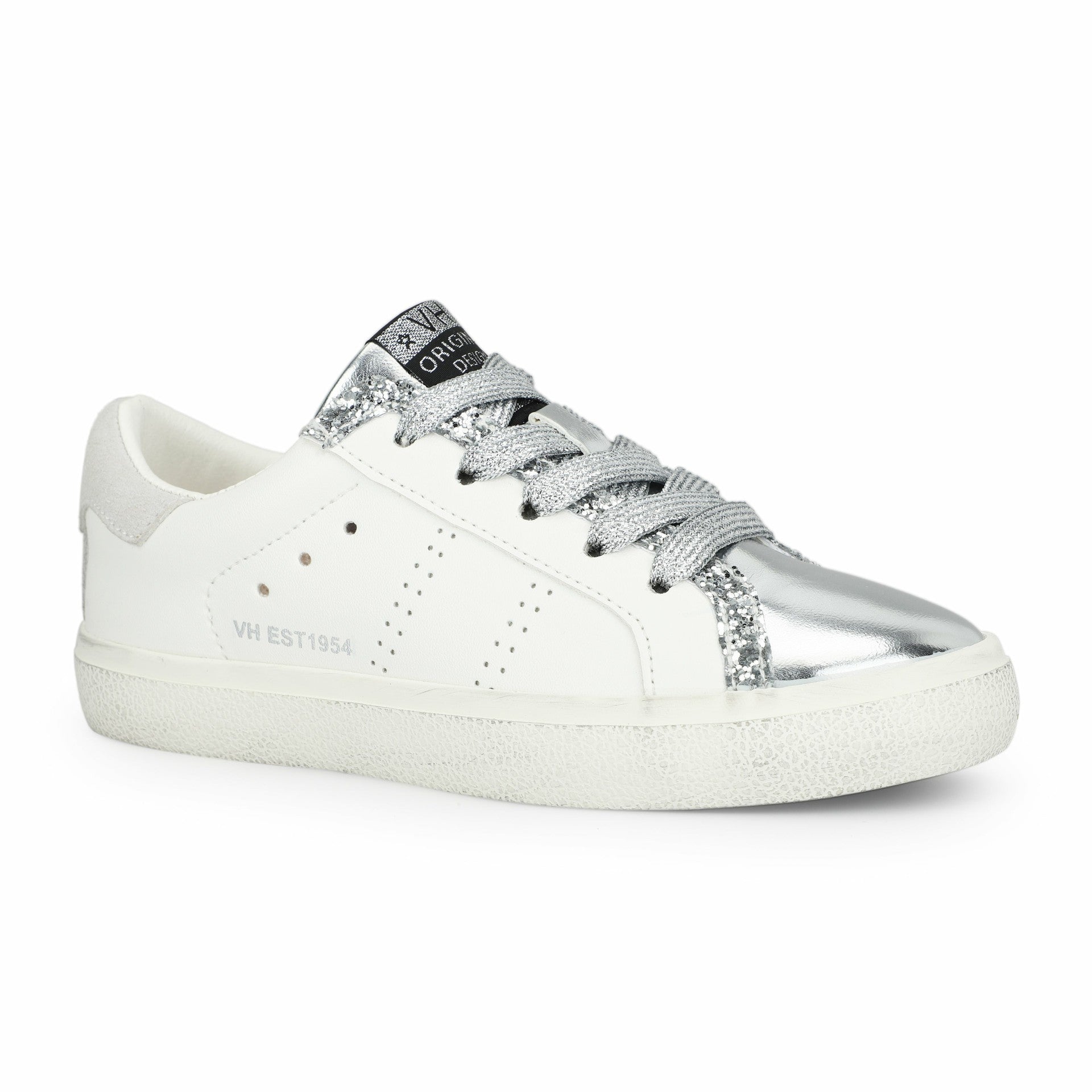 KIDS LEXA - WHITE SILVER PERF MULTI | Vintage Havana Women