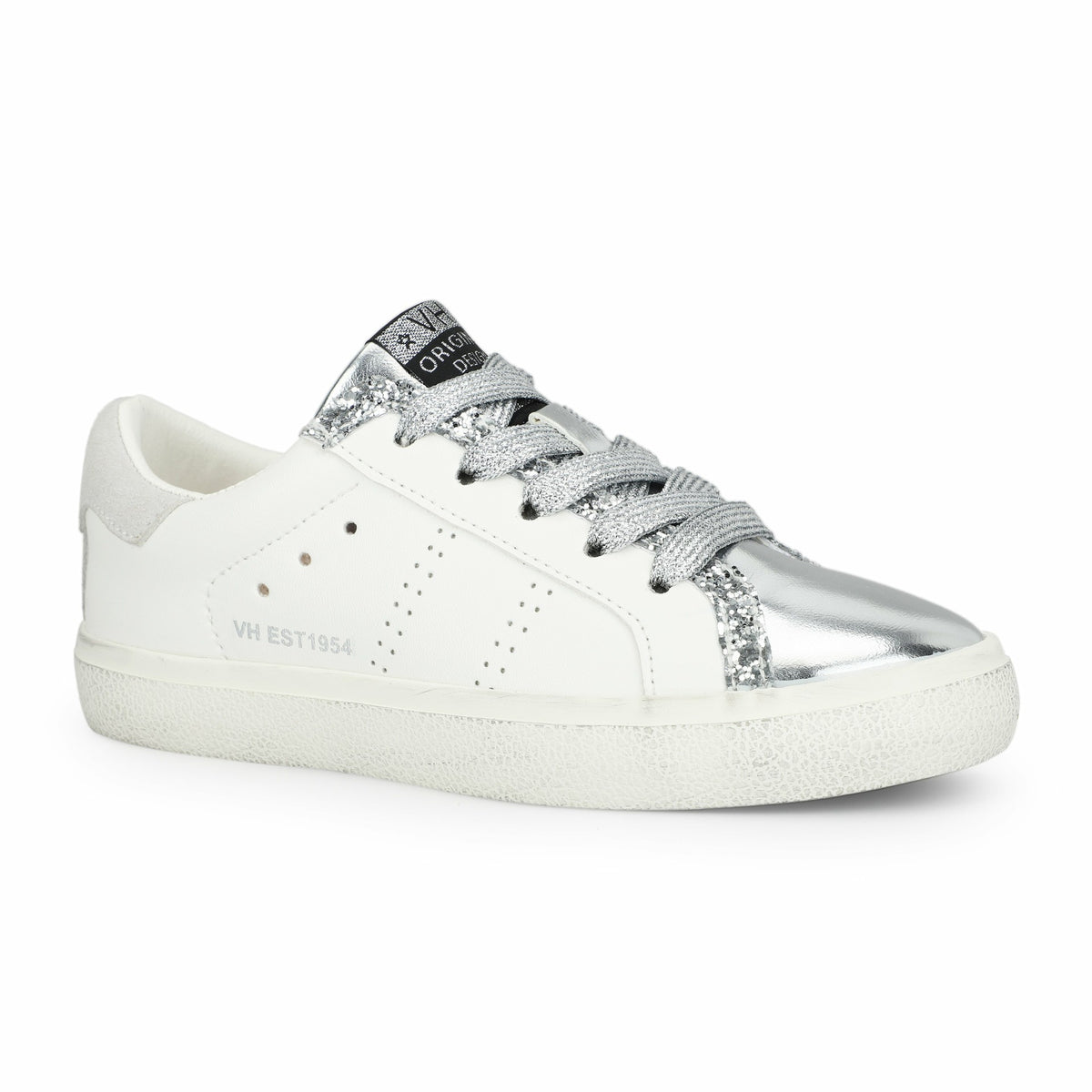 KIDS LEXA - WHITE SILVER PERF MULTI | Vintage Havana Women