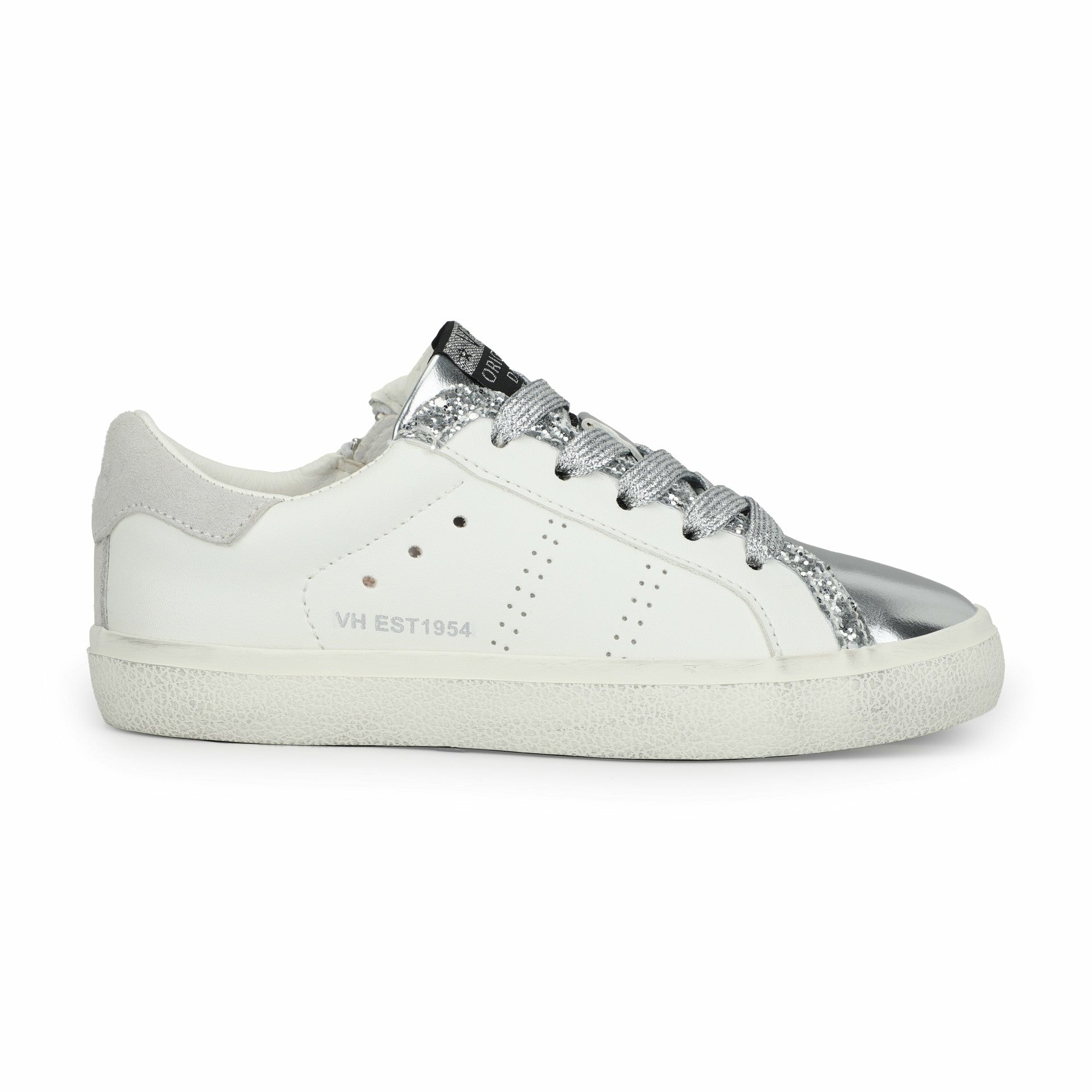 KIDS LEXA - WHITE SILVER PERF MULTI | Vintage Havana Women