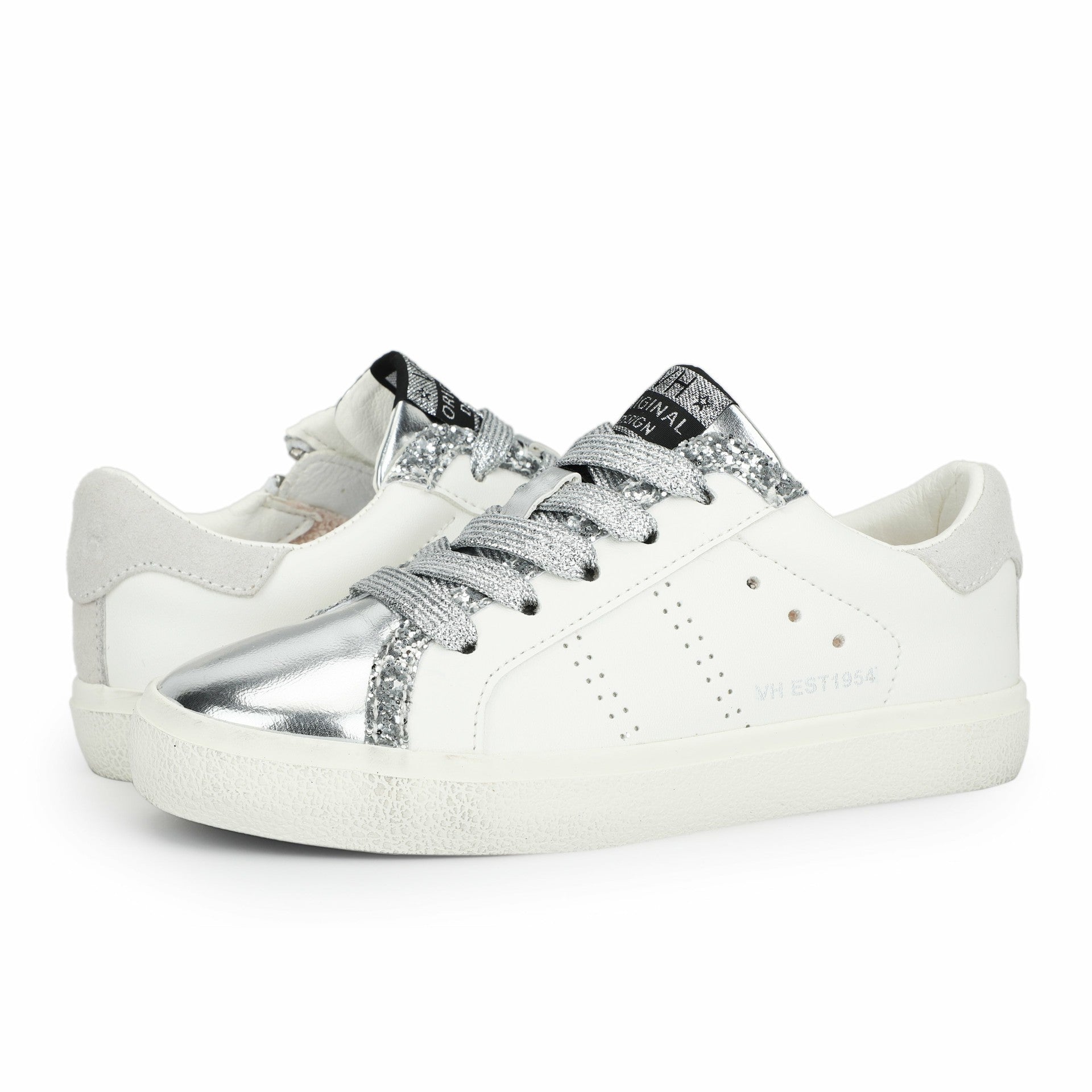 KIDS LEXA - WHITE SILVER PERF MULTI | Vintage Havana Women