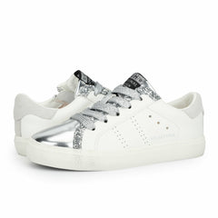 KIDS LEXA - WHITE SILVER PERF MULTI | Vintage Havana Women