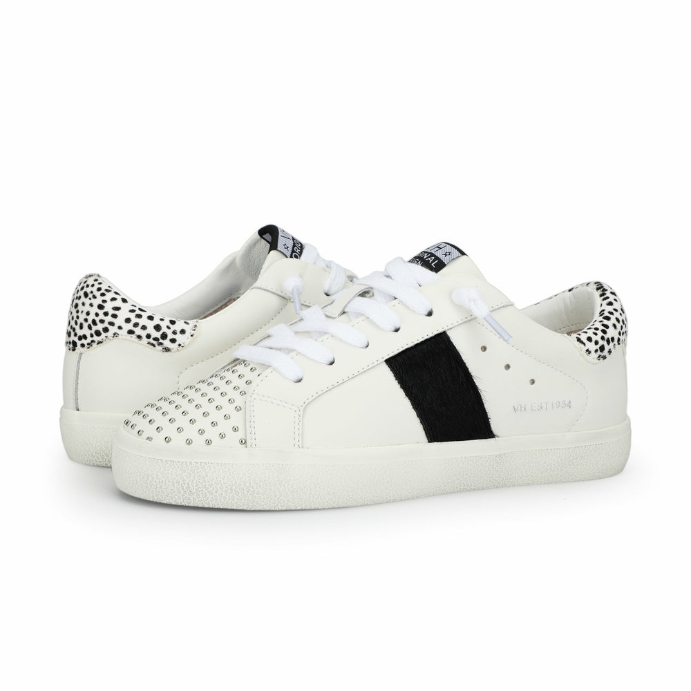 RAELYN - WHITE BLACK STUDS | Vintage Havana Women