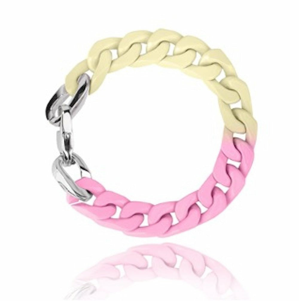 DOUBLE DIP BRACELET PINK/LEMON | Vintage Havana Women