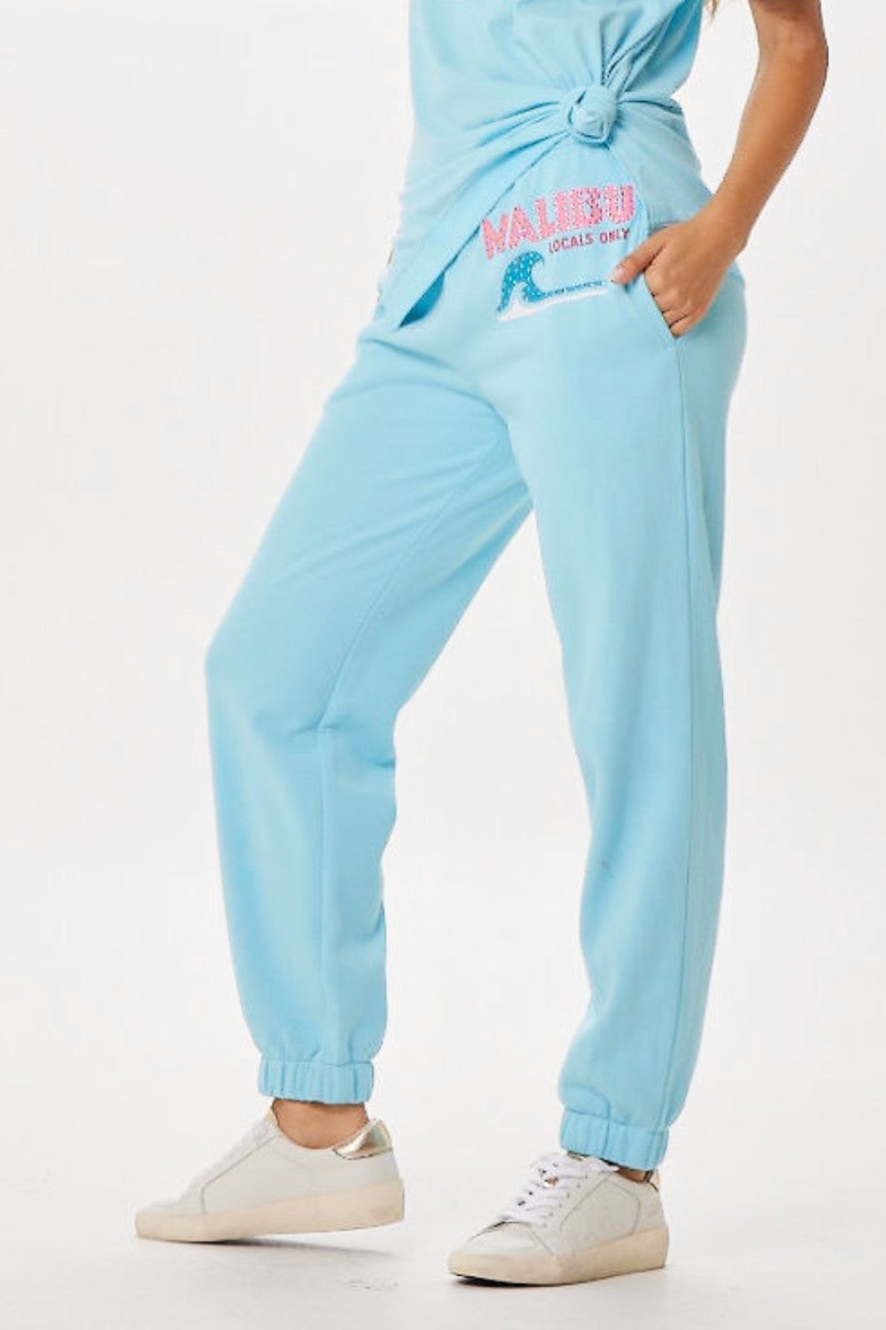 Tropical Blue Malibu Jet Setter Surf Wash Jogger | Vintage Havana Women