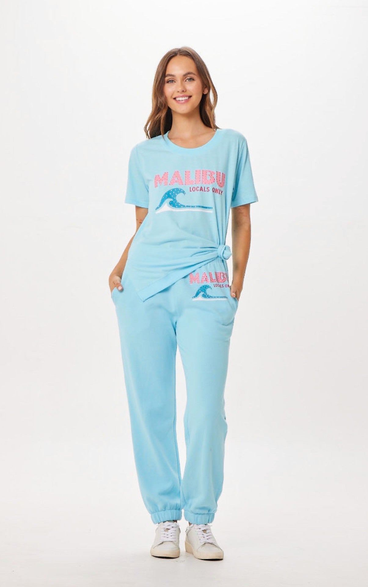 Tropical Blue Malibu Jet Setter Surf Wash Jogger | Vintage Havana Women