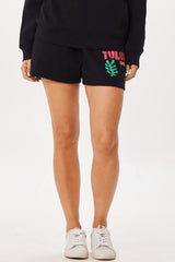 Black Tulum Jet Setter Surf Wash Shorts | Vintage Havana Women