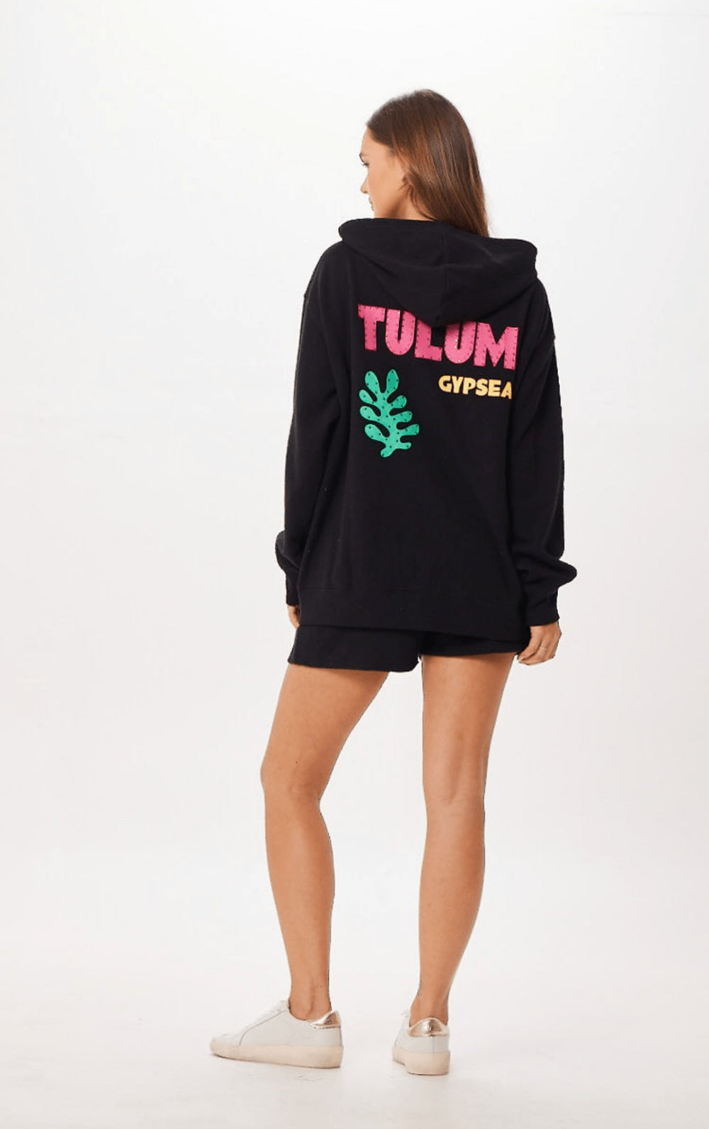 Black Tulum Jet Setter Surf Wash Zip Up | Vintage Havana Women