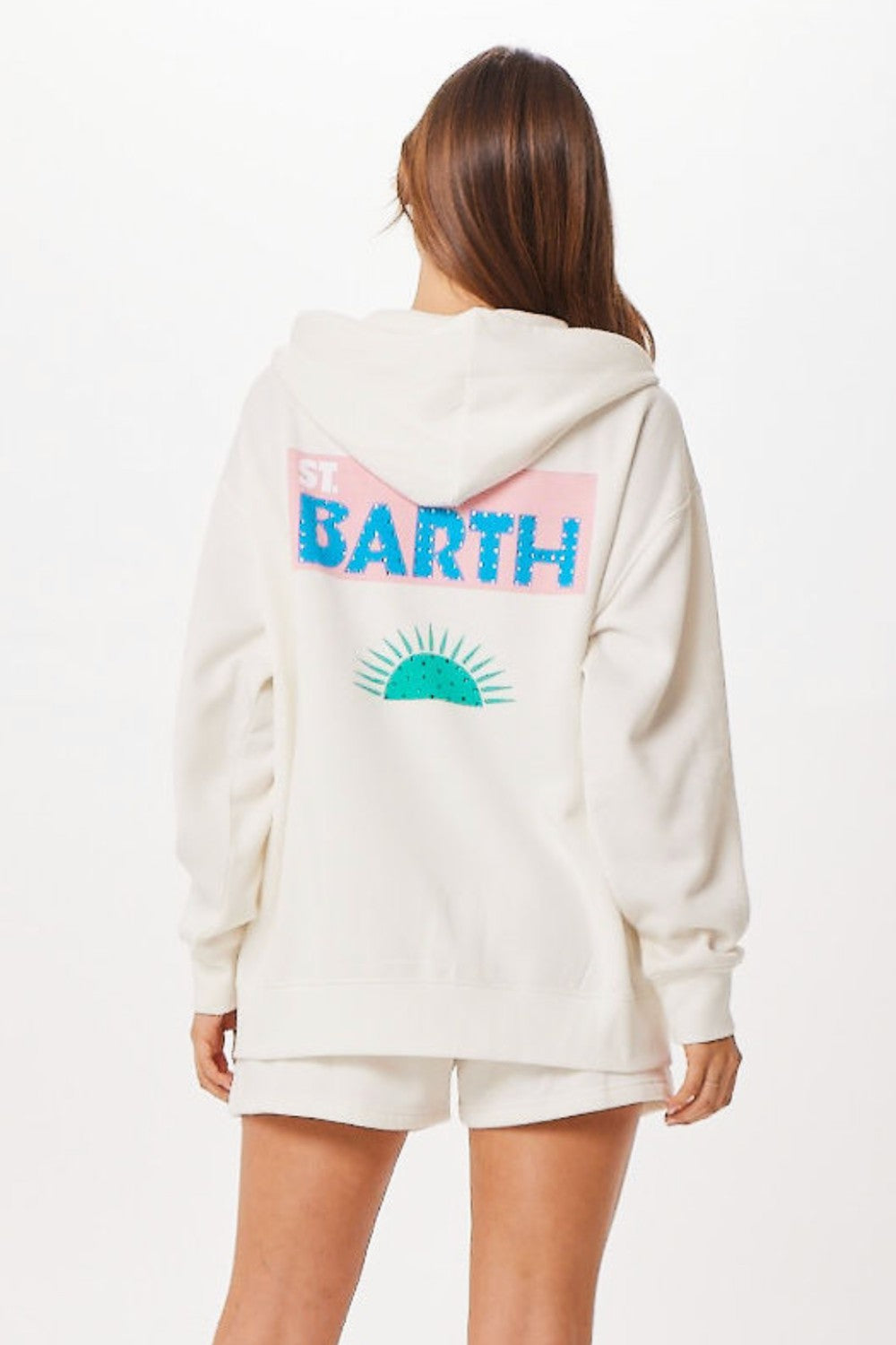White St. Barth Jet Setter Surf Wash Zip Up | Vintage Havana Women