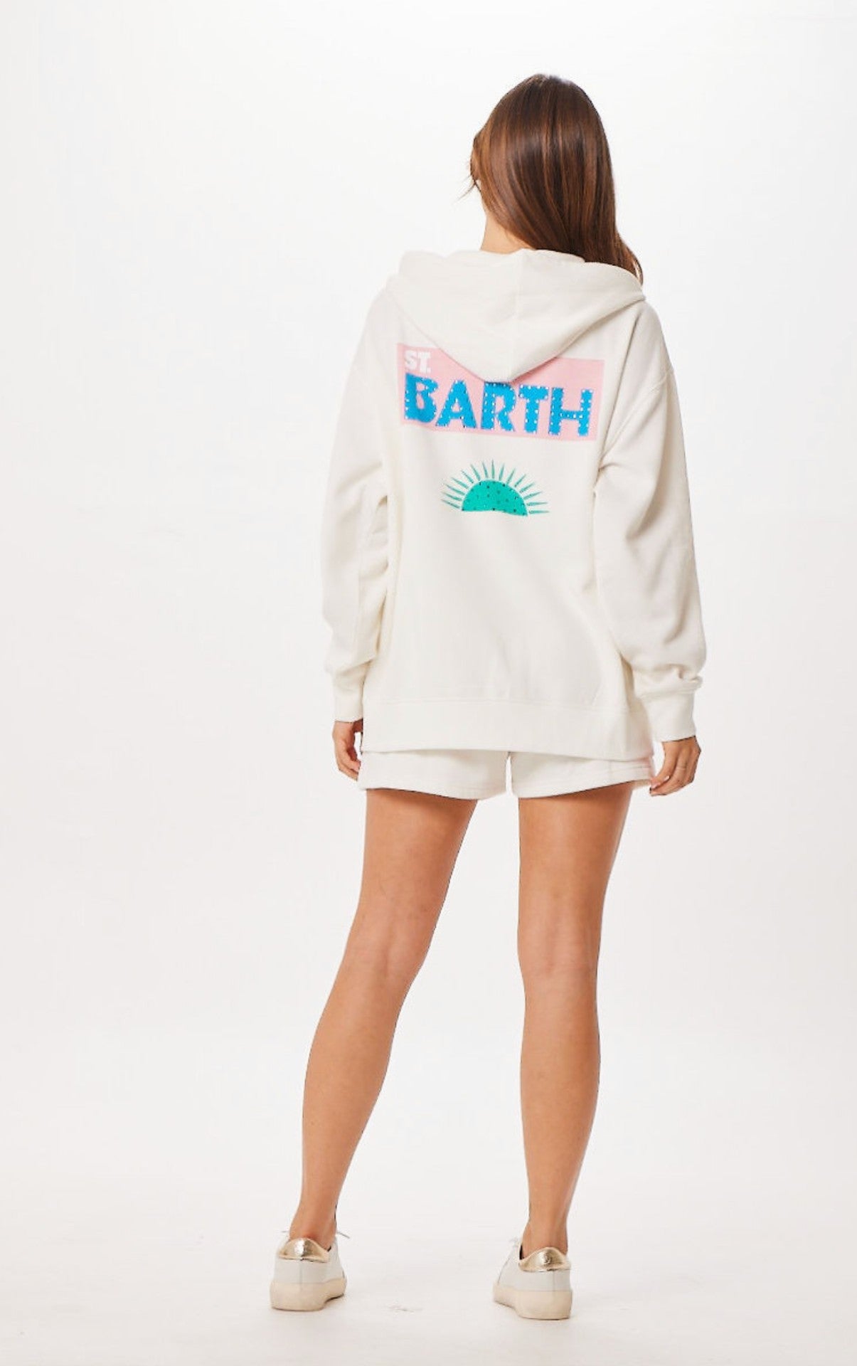 White St. Barth Jet Setter Surf Wash Zip Up | Vintage Havana Women