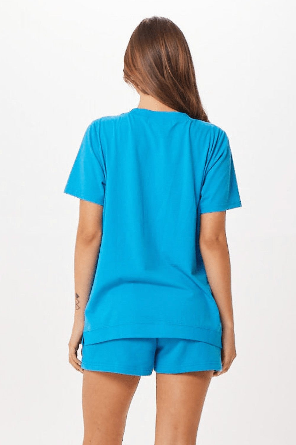 Bright Blue St. Tropez Jet Setter T-Shirt | Vintage Havana Women