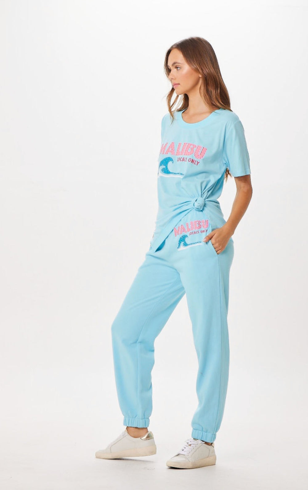Tropical Blue Malibu Jet Setter T-Shirt | Vintage Havana Women