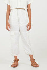 Oyster Parachute Pants | Vintage Havana Clothing