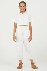 Oyster Parachute Pants | Vintage Havana Clothing