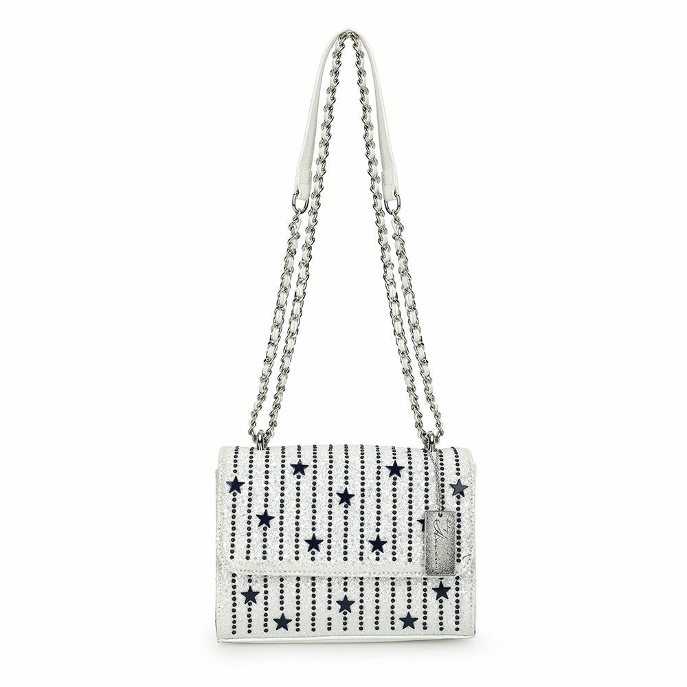 OLIVIA BAG- WHITE/ BLUE | Vintage Havana Women
