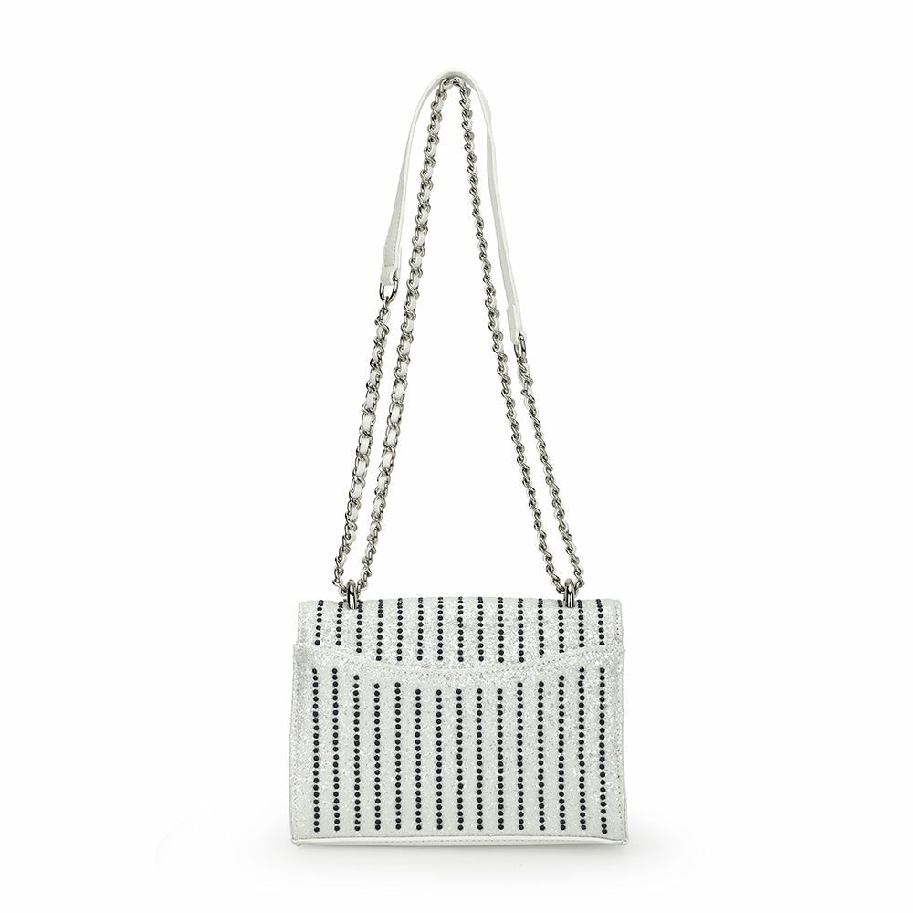 OLIVIA BAG- WHITE/ BLUE | Vintage Havana Women