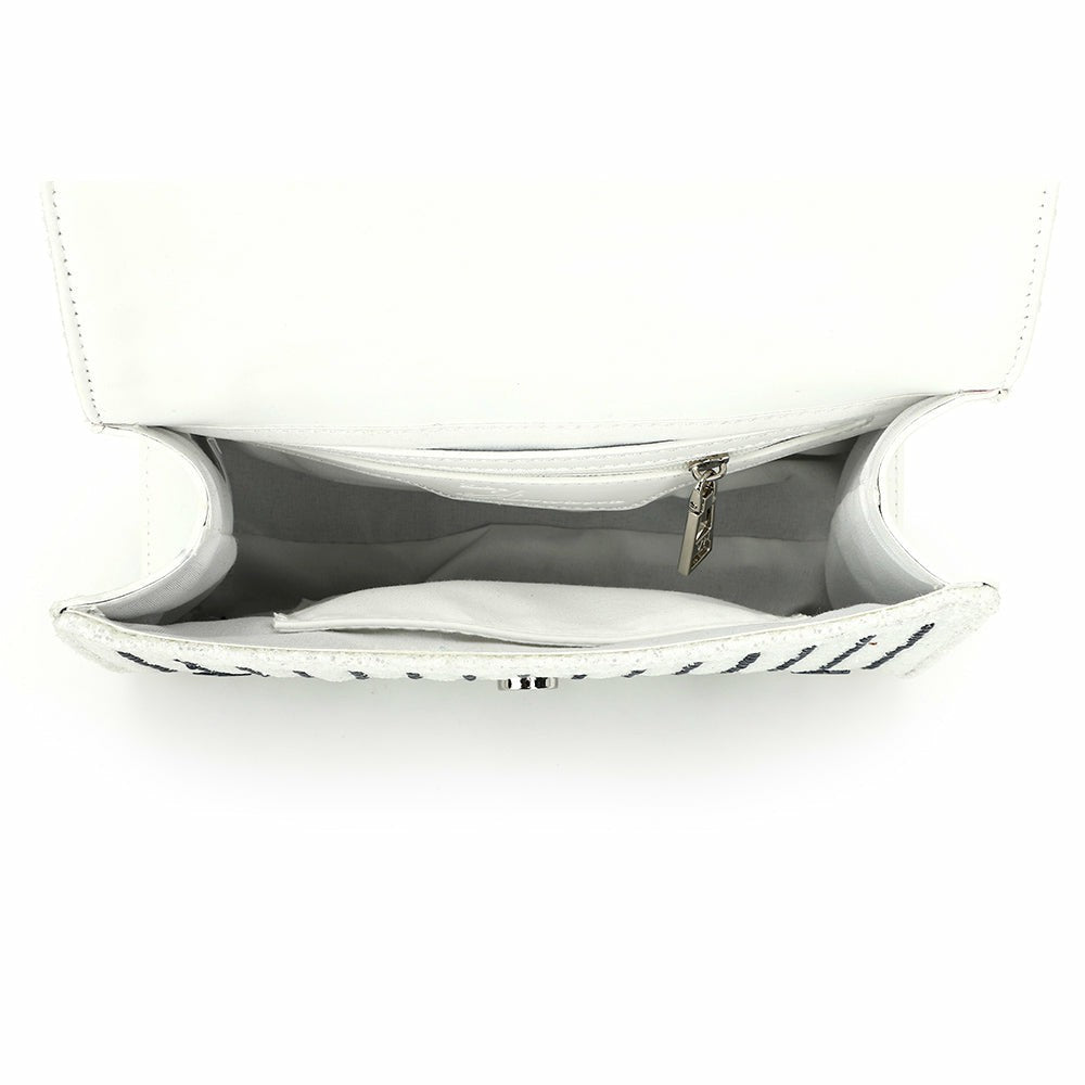 OLIVIA BAG- WHITE/ BLUE | Vintage Havana Women