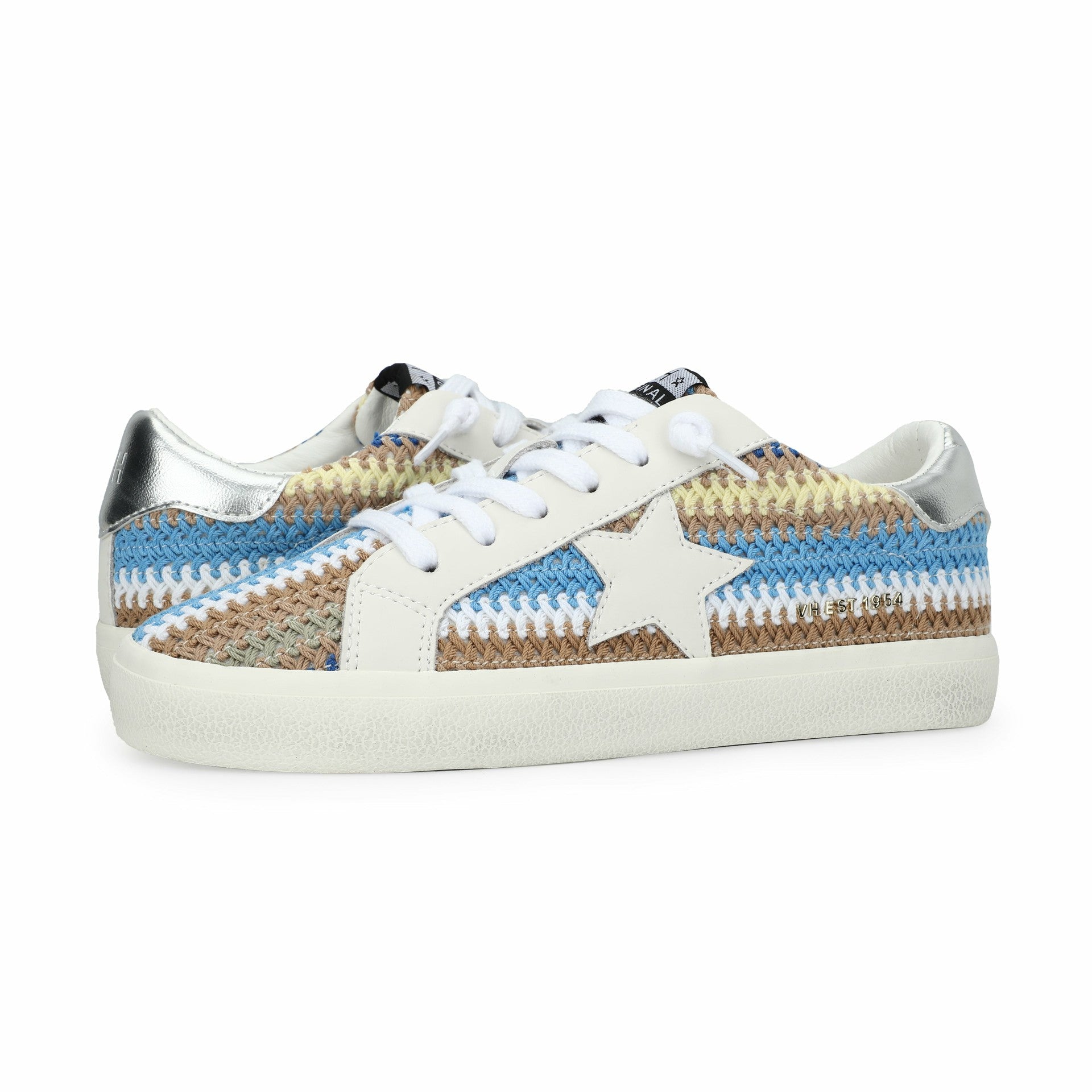 FLAIR 46 - BLUE/BROWN CROCHET MULTI | Vintage Havana Women