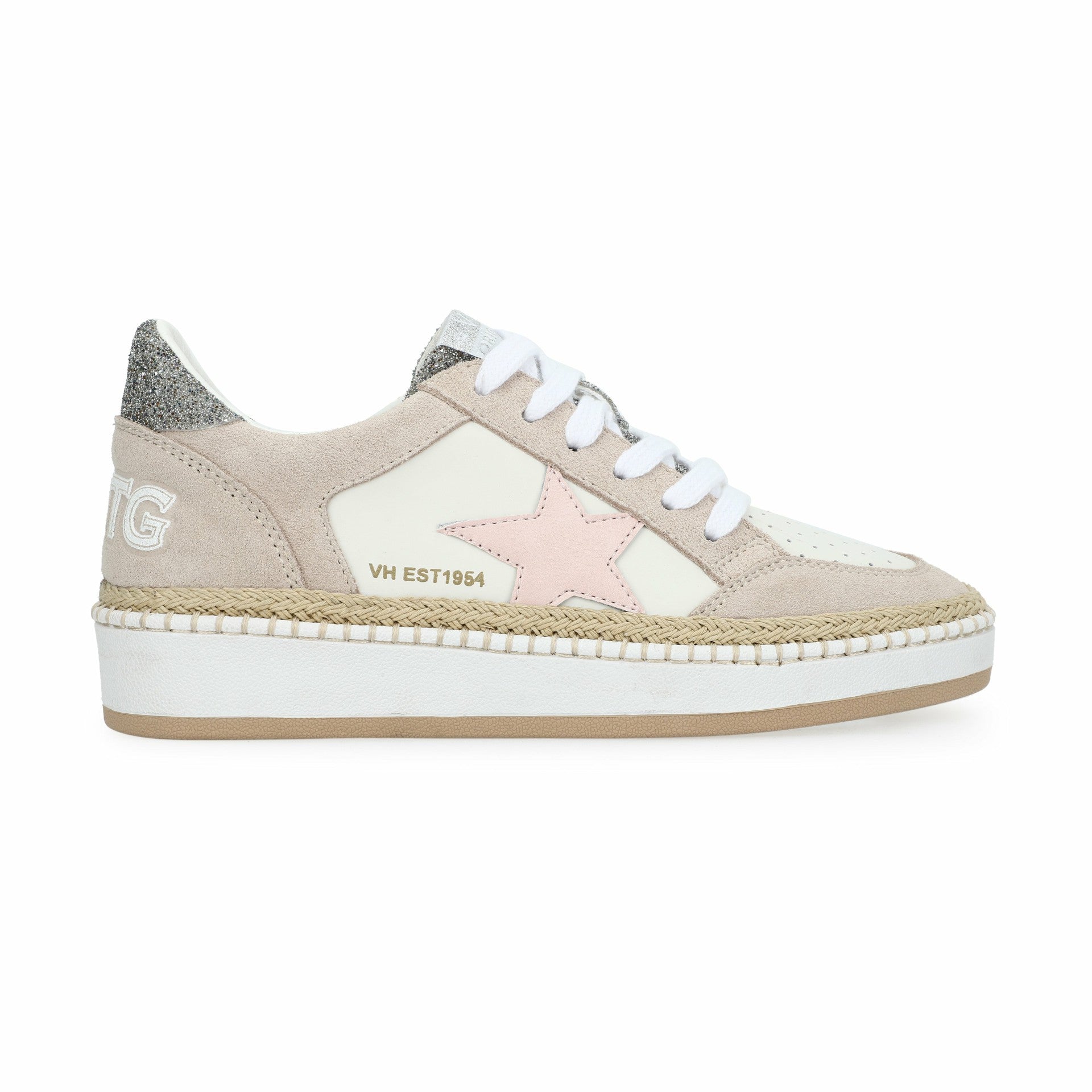 DENISSE 29 - RAFFIA/PINK/SILVER | Vintage Havana Women