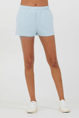 Sailboat Blue Cloud Fleece Shorts | Vintage Havana Women