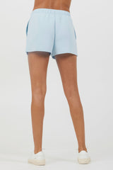 Sailboat Blue Cloud Fleece Shorts | Vintage Havana Women