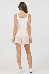 Peach Parfait W/ Multi Puff "Sunchaser" Surf Wash Shorts | Vintage Havana Women